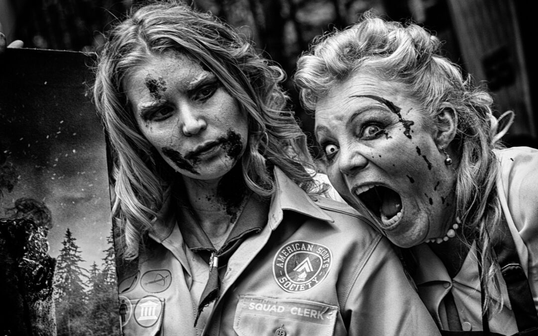 In Tribute To George A Romero, Zombies In Black And White!